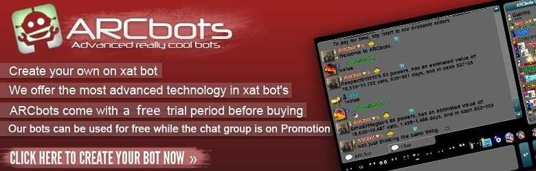 ARCbots Xat Bot Register Banner